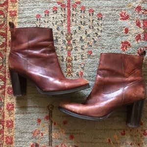 Cole Haan Leather Booties